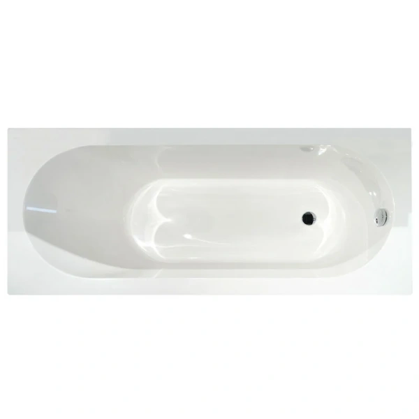 Ванна из литьевого мрамора Creto Present 170-75 см белая 21-1111 с каркасом (детальная фотография)