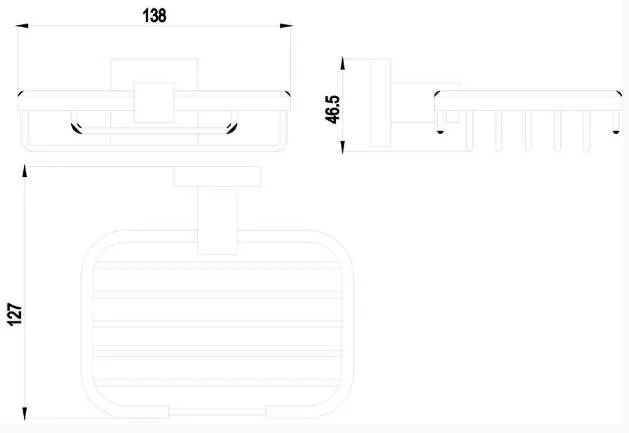 Мыльница для ванной Timo Selene 10025/00 (детальная фотография), в наличии