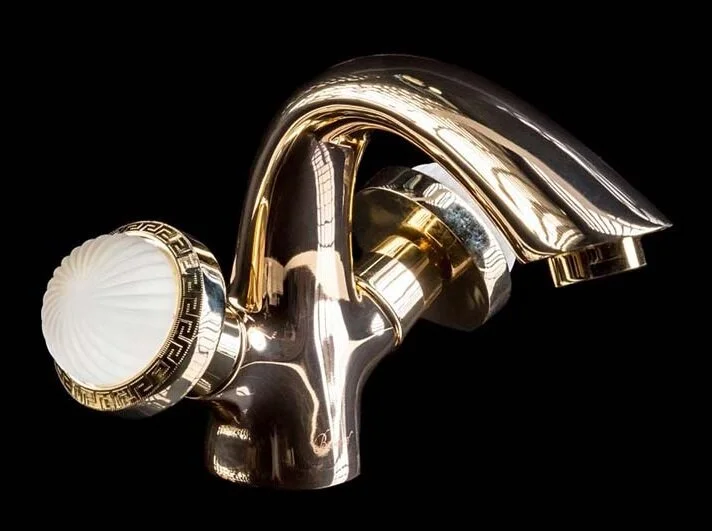 Смеситель для раковины Boheme Satine золото 291-ST (детальная фотография)