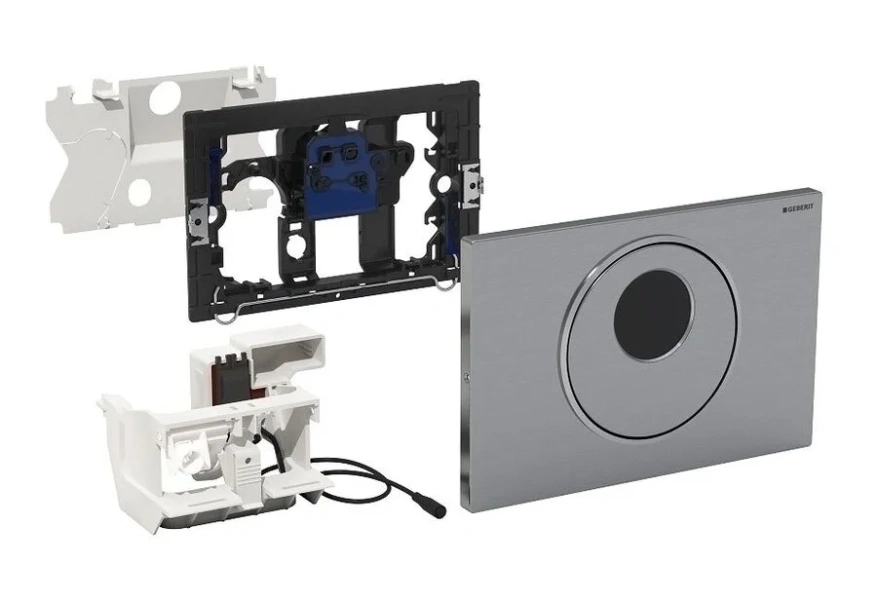 Привод бесконтактного/контактного смыва для унитаза, Geberit Sigma 10 115.890.SN.5 Питание 230B (детальная фотография), нет в наличии