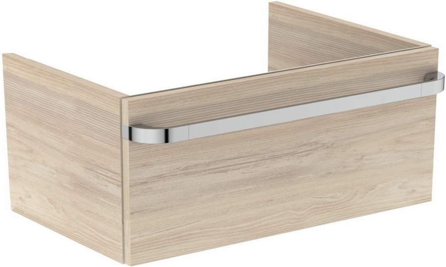 Тумба под раковину подвесная Ideal Standard Tonic II 80 см светло-коричневое дерево R4303FF (детальная фотография)