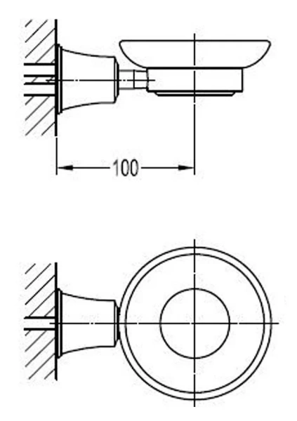 Мыльница Cezares Liberty подвесная CZR-F-8987 (детальная фотография), современные, hi-tech