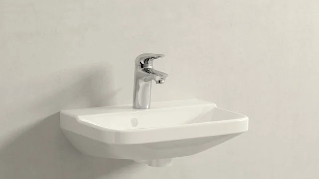 Смеситель для раковины Grohe Eurostyle 23713003 (детальная фотография), недорогие, округлая форма