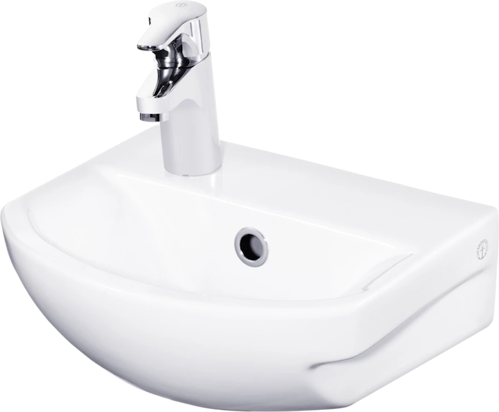 Раковина, отверстие под смеситель слева, Gustavsberg Logic 53939L01 (детальная фотография)