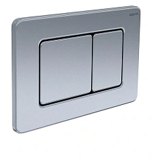 Клавиша смыва Акватек нержавеющая сталь