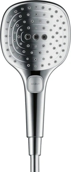 Душевая стойка Hansgrohe Raindance Select 27126 с термостатом (детальная фотография), с термостатом