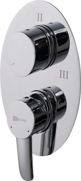 Смеситель для ванны и душа, хром Lemark Atlantiss LM3228C (детальная фотография)
