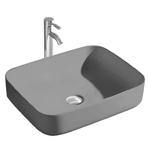 Раковина Акватек Вега 50 см серая матовая - фото 3