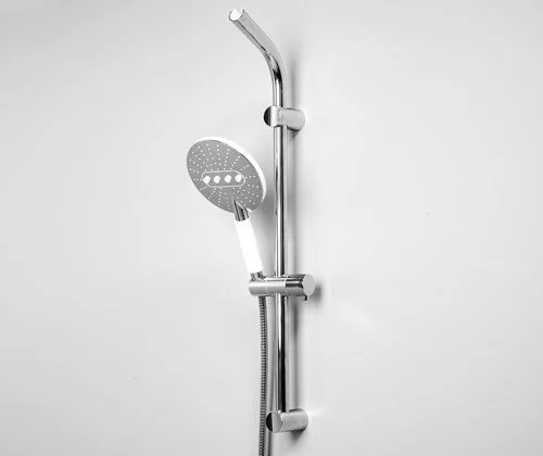 Душевой гарнитур WasserKRAFT хром/белый A044 (детальная фотография), современные, hi-tech