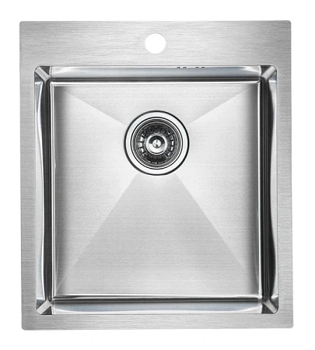 Мойка для кухни Paulmark Favor 45 см нержавеющая сталь - фото 1