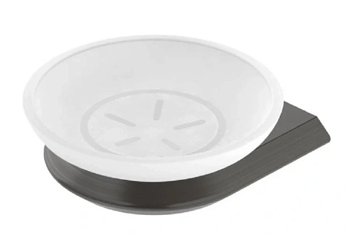 Мыльница Cezares Liner оружейная сталь - фото 2