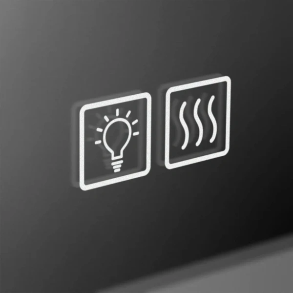 Зеркало с подсветкой BelBagno Spc 60 см с подогревом SPC-GRT-600-800-LED-TCH-WARM (детальная фотография), прямоугольные