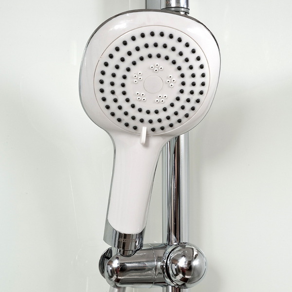 Душевая кабина Deto V 100х100 см средний поддон V1015 (детальная фотография), стеклянные, прозрачные