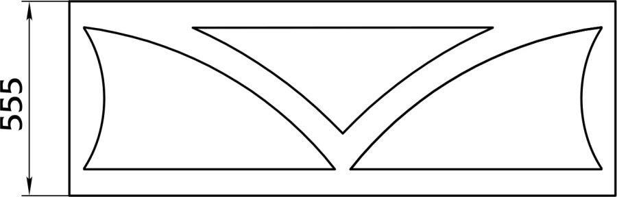 Фронтальная панель 1Marka Elegance 120 см белая 02кл1270 А (детальная фотография) index_2