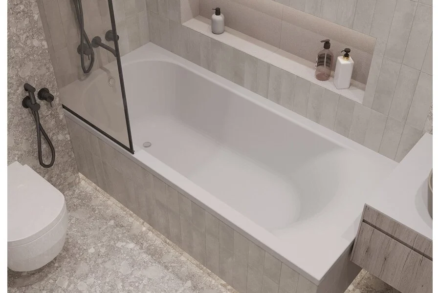 Ванна акриловая Relisan Eco Plus Селена, 170 х 70 см, белая, Гл000025995 (детальная фотография), 170х70