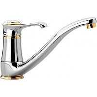Смеситель для кухни хром-золото Emmevi Tiffany