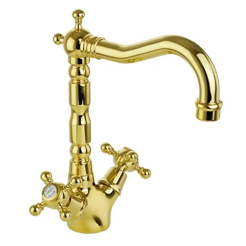 Смеситель для раковины Migliore Revival золото - фото 3