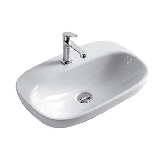 Раковина накладная Globo Genesis GE041 GE041.BI (детальная фотография)