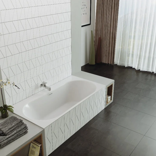 Акриловая ванна Timo ANNELI1800, 180 х 90 см, цвет белый (детальная фотография), современныe, hi-tech