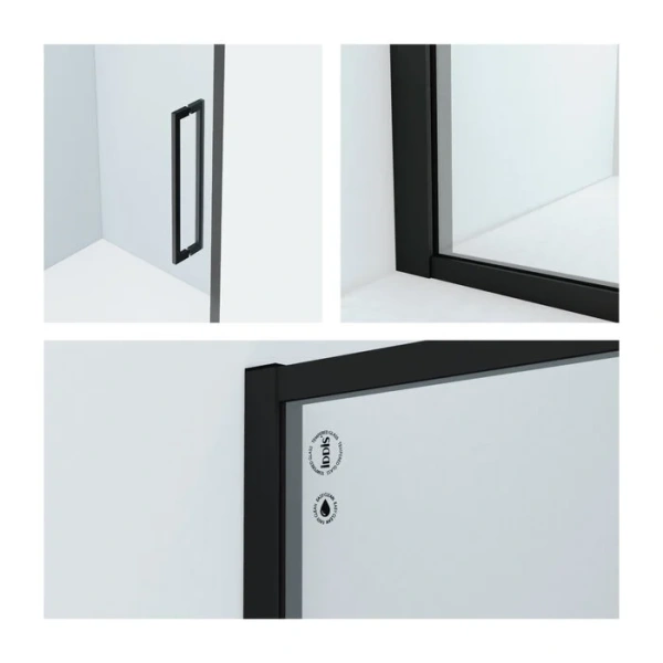 Душевая дверь в нишу IDDIS Slide 120 см стекло прозрачное SLI6BS2i69 (детальная фотография), современные, hi-tech