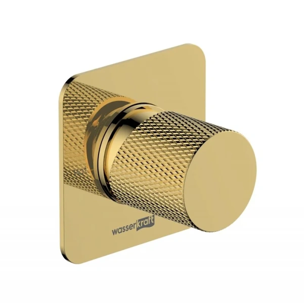 Смеситель для душа WasserKRAFT Ems золото 7651 (детальная фотография)