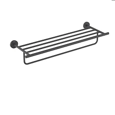 Полотенцедержатель Акватек Оберон черный матовый