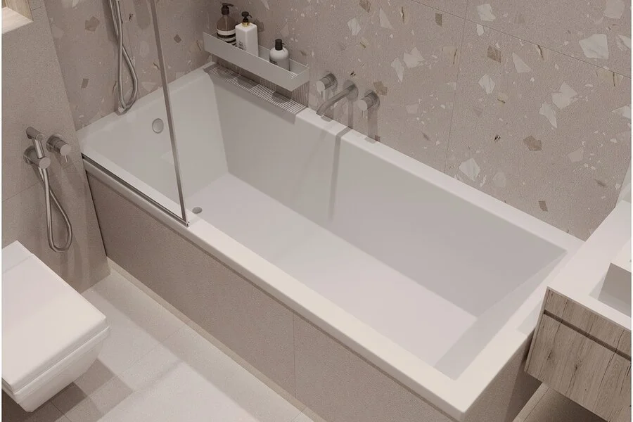 Ванна акриловая Relisan Stella Гл000026028 170 х 70 см, белая (детальная фотография), прямоугольные