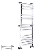 Полотенцесушитель водяной цвет:хром Margaroli 464-14, 14 секций с полкой