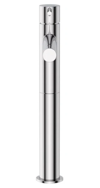 Смеситель для раковины Cezares LEAF-LC1-L высокий (детальная фотография), хром, черные, другие