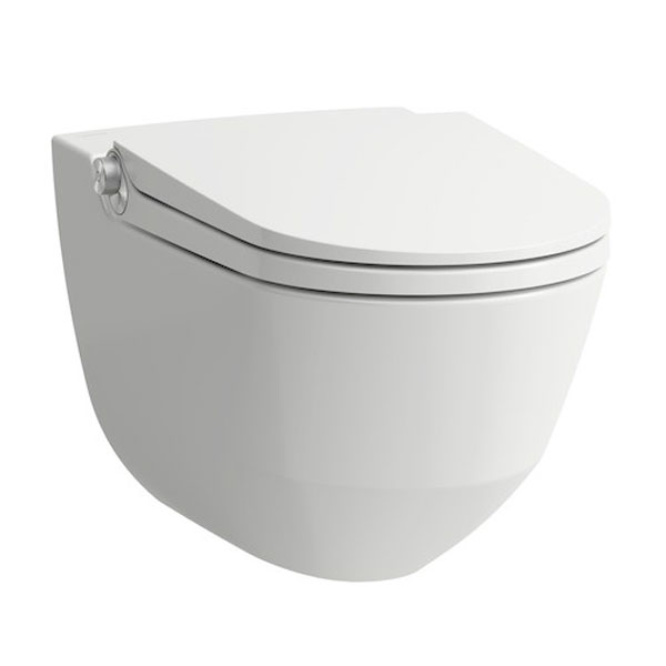 Унитаз подвесной Laufen Cleanet Riva белый матовый 8.2069.1.757.000.1 (детальная фотография)