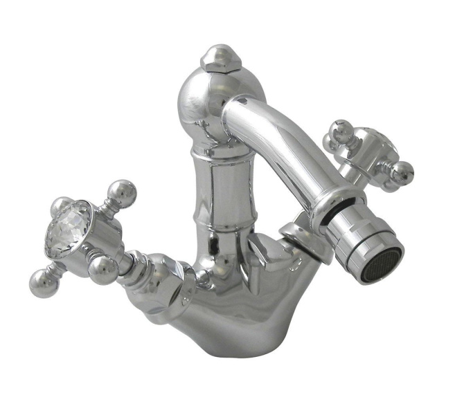 Смеситель для биде, античное золото, Nicolazzi Half Dome Crystal 1434AG93 (детальная фотография)