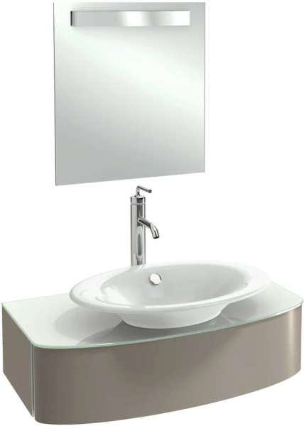 Зеркало с подсветкой Jacob Delafon Presquile 50 см прямоугольное EB1107-NF (детальная фотография), 50 см