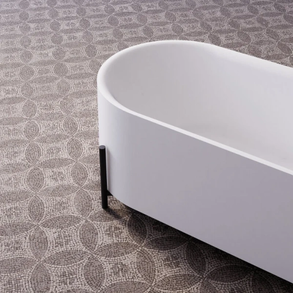 Ванна акриловая Abber 170x75 см отдельностоящая AB9443 (детальная фотография), овальные