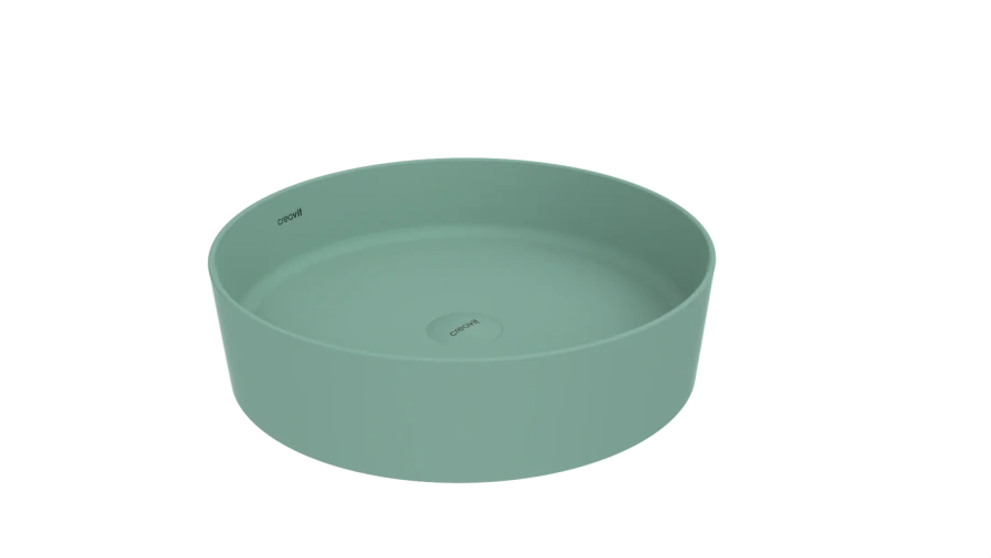 Раковина Creavit Loop 45 см зеленый нил LP145-00NY00E-0000 (детальная фотография)