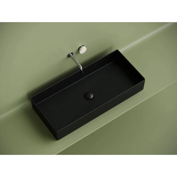 Раковина Ceramica Nova Element 80 см черная CN6072MB (детальная фотография), 80 см