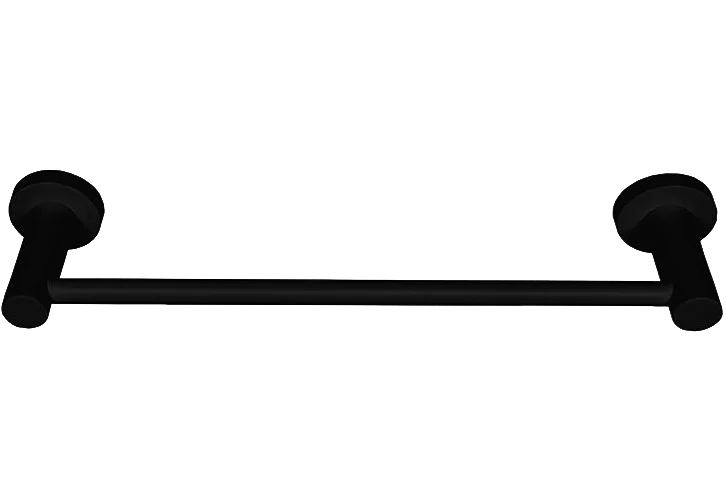 Полотенцедержатель Colombo Plus черный матовый W4910.NM (детальная фотография)