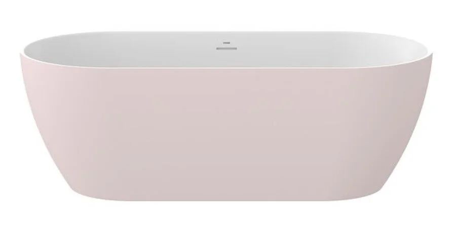 Ванна акриловая Ravak Freedom O TEC CD41600000, 170 x 77 см, отдельностоящая, розовая, слив-перелив белый (детальная фотография)