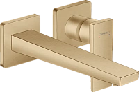 Смеситель для раковины Hansgrohe Metropol шлифованная бронза