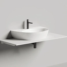 Раковина Salini Alda Wall 03 70 см белый глянец