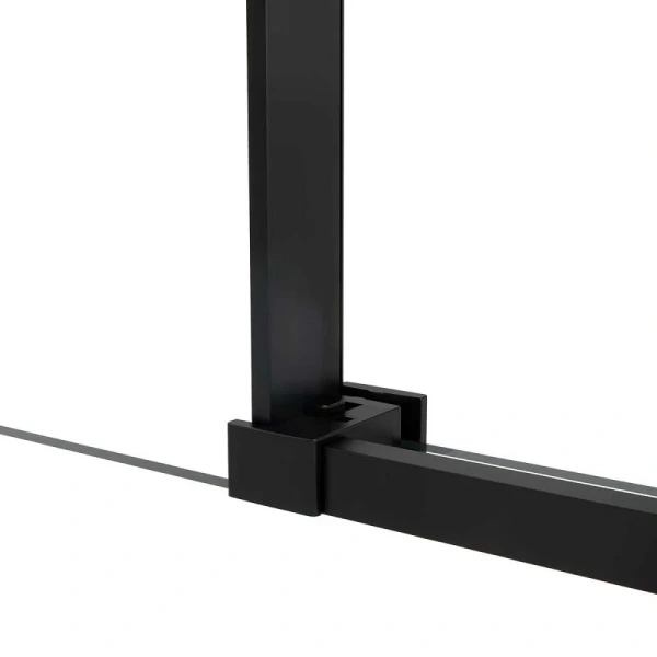Душевой уголок Vincea Slim Soft 140х100 см профиль черный VSR-1SS1014CLB (детальная фотография), современные, hi-tech