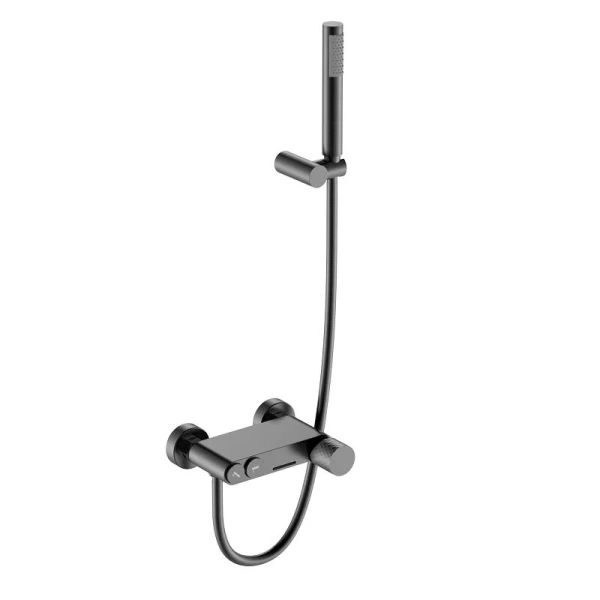 Смеситель для ванны Boheme Stick графит матовый 123-GM (детальная фотография)