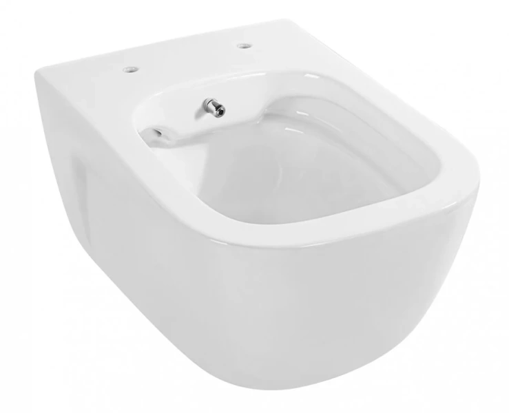 Унитаз подвесной Акватек Дива с функцией биде AQ2012B-00 (детальная фотография), современные, hi-tech, круглые