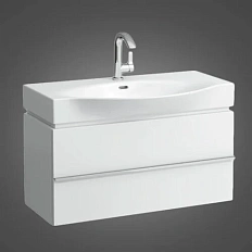 Тумба под раковину подвесная Laufen Case 90 см белая глянцевая