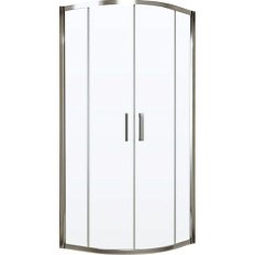 Душевой уголок профиль глянцевый хром стекло прозрачное Vegas-glass