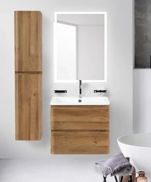 Тумба под раковину подвесная BelBagno Albano 70 см rovere rustico ALBANO-700-2C-SO-RR (детальная фотография), современная, hi-tech, лофт
