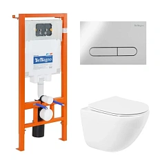Унитаз с инсталляцией BelBagno Amanda белый
