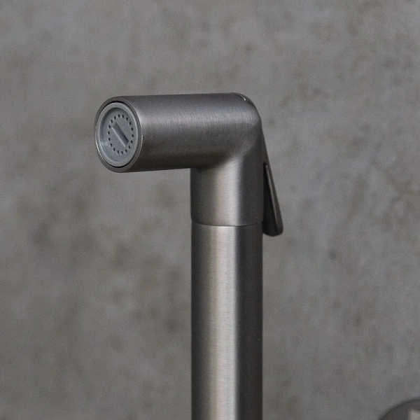 Гигиенический душ со смесителем Lemark Solo графит LM7171GM (детальная фотография), округлые