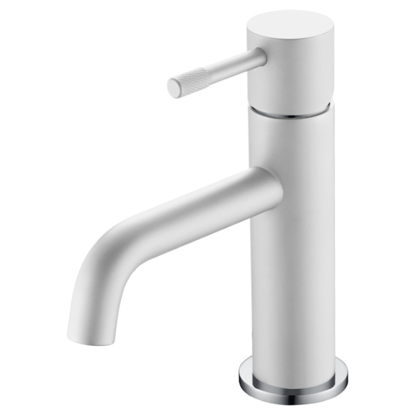 Смеситель для раковины Boheme Uno белый/хром 461-WCR (детальная фотография)