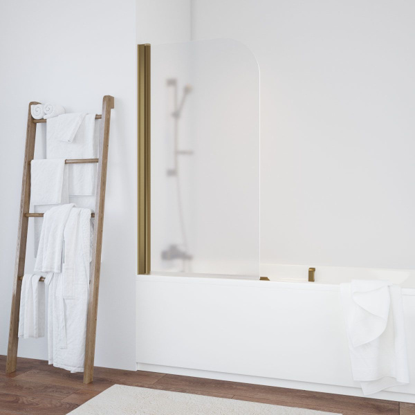 Душевая шторка на ванную стекло сатин Vegas-glass EV 76 10 L (детальная фотография) index_1