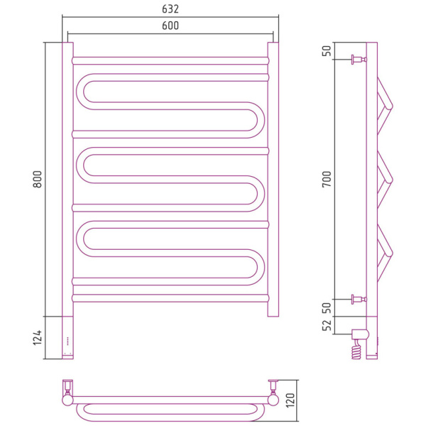 Схема (детальная фотография), s образные, вертикальные